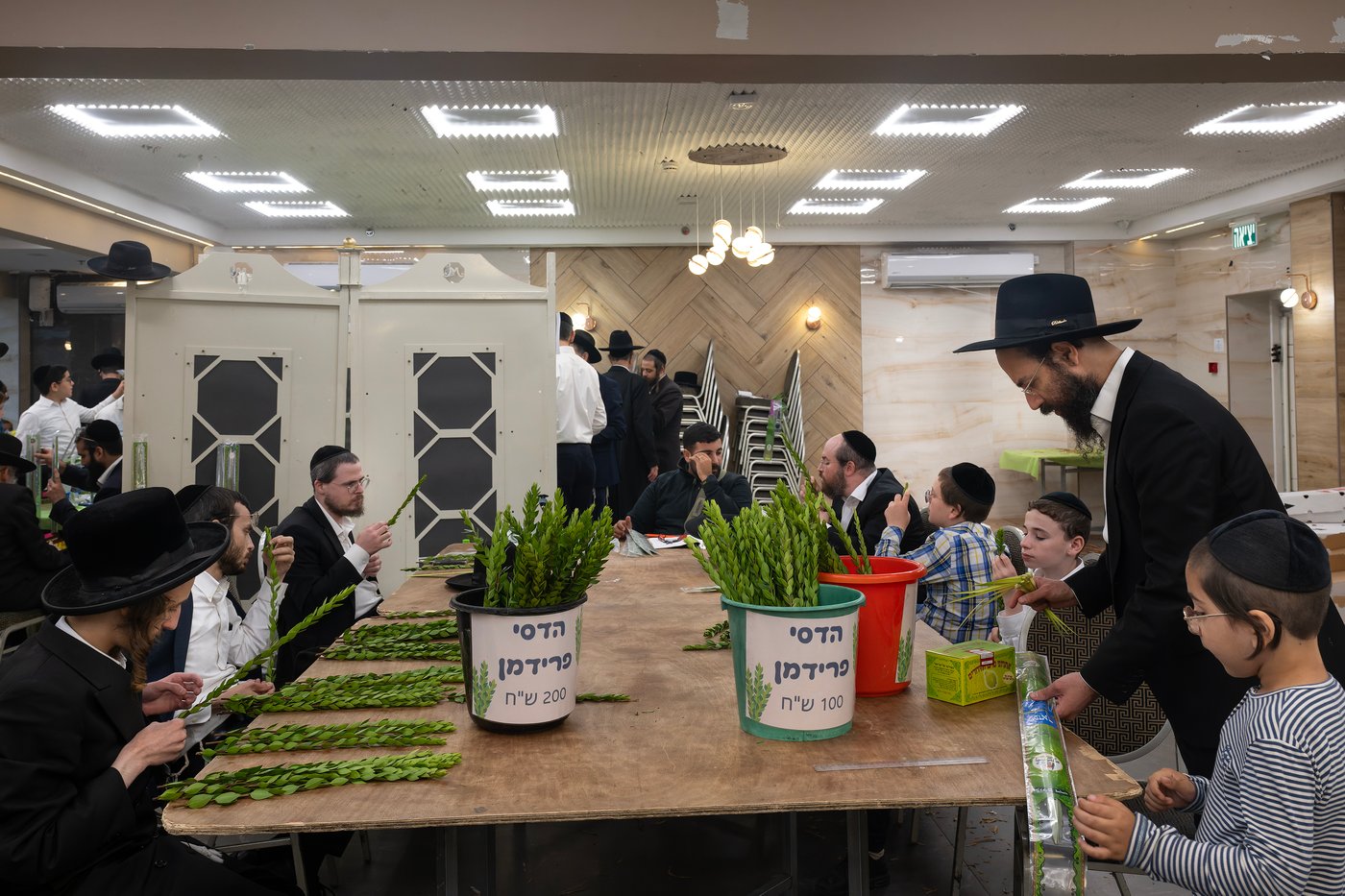 דוכני ארבעת המינים בבני ברק