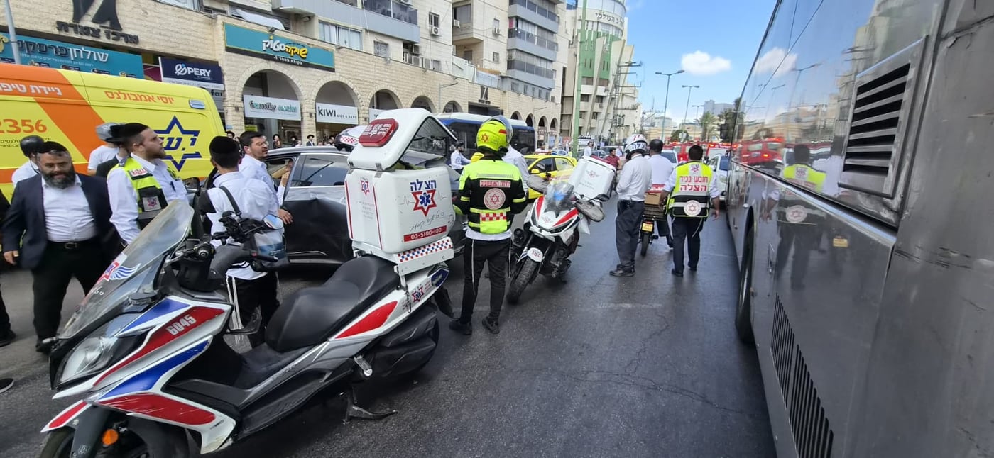 מקום התאונה ברחוב כהנמן