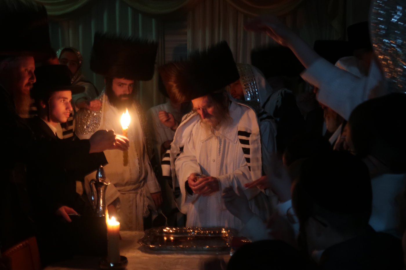 ערב ומוצאי יום כיפור בחצר הקודש ערלוי | צילום: באדיבות המצלם