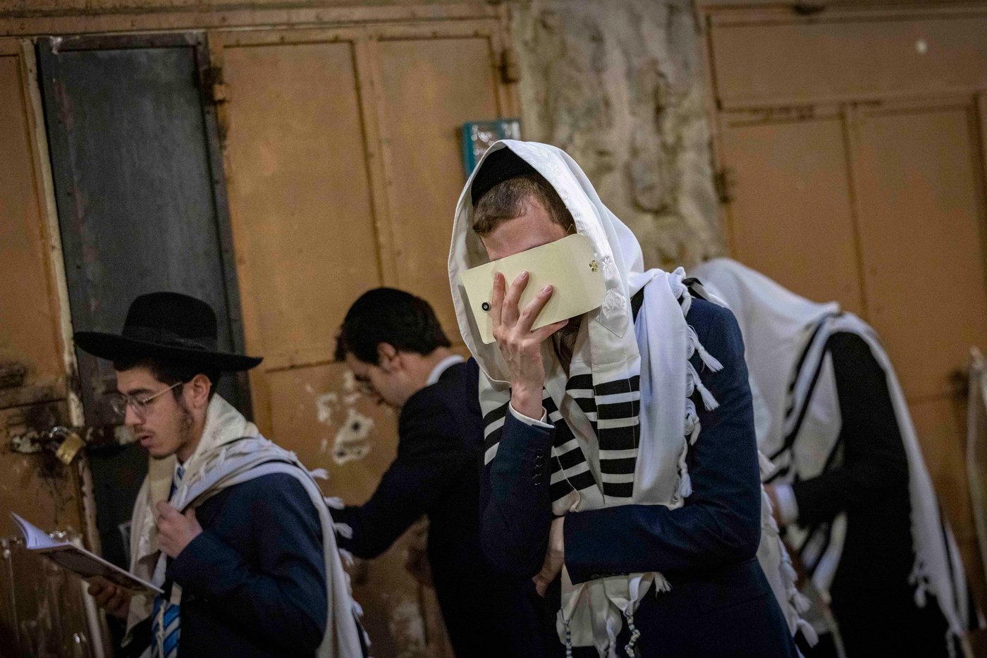תפילת חול המועד סוכות בעיר העתיקה בירושלים | צילום: חיים גולדברג, פלאש 90