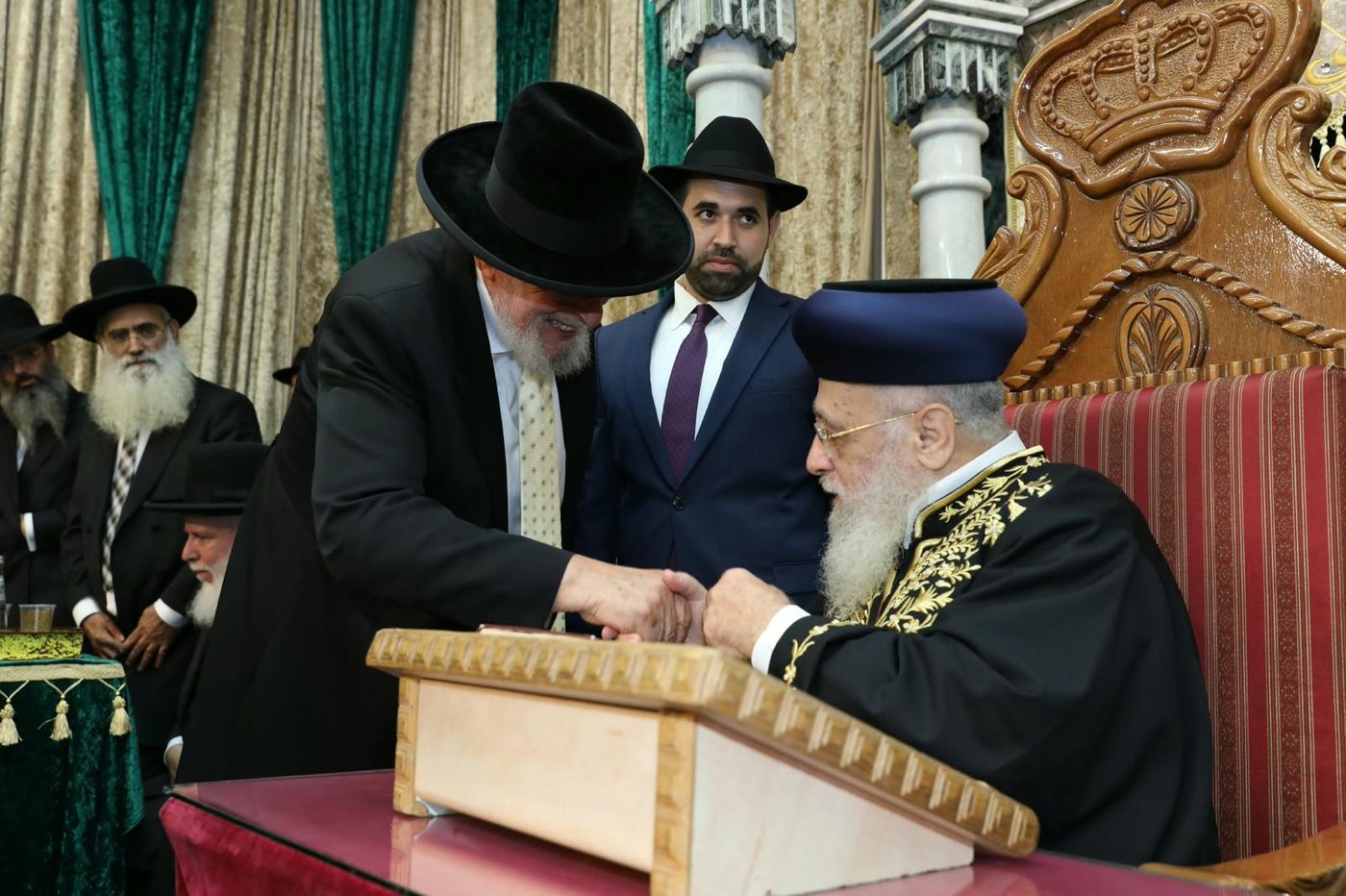 הקבלת פני רבו אצל הראשל"צ הגר"י יוסף