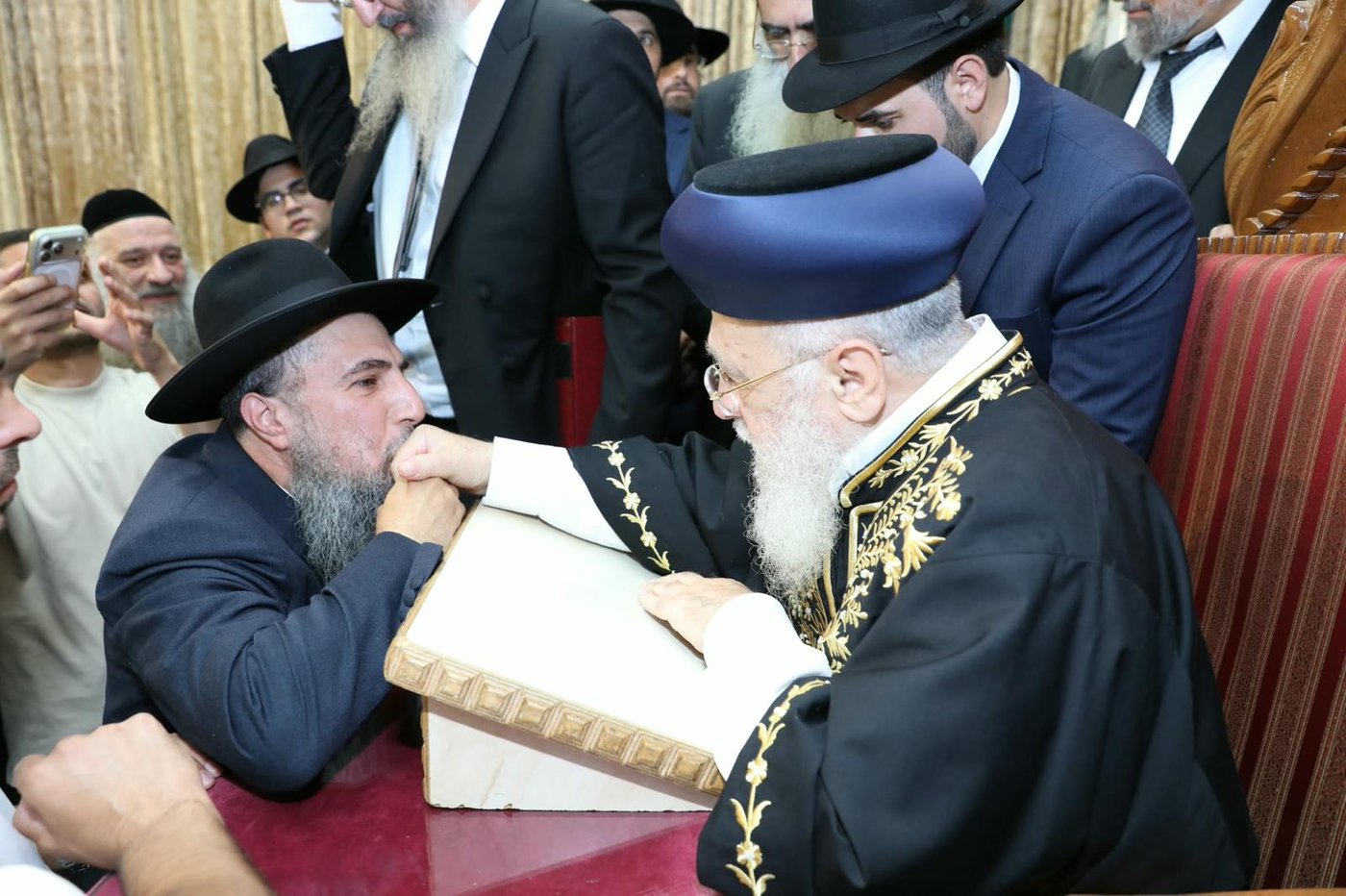 הקבלת פני רבו אצל הראשל"צ הגר"י יוסף