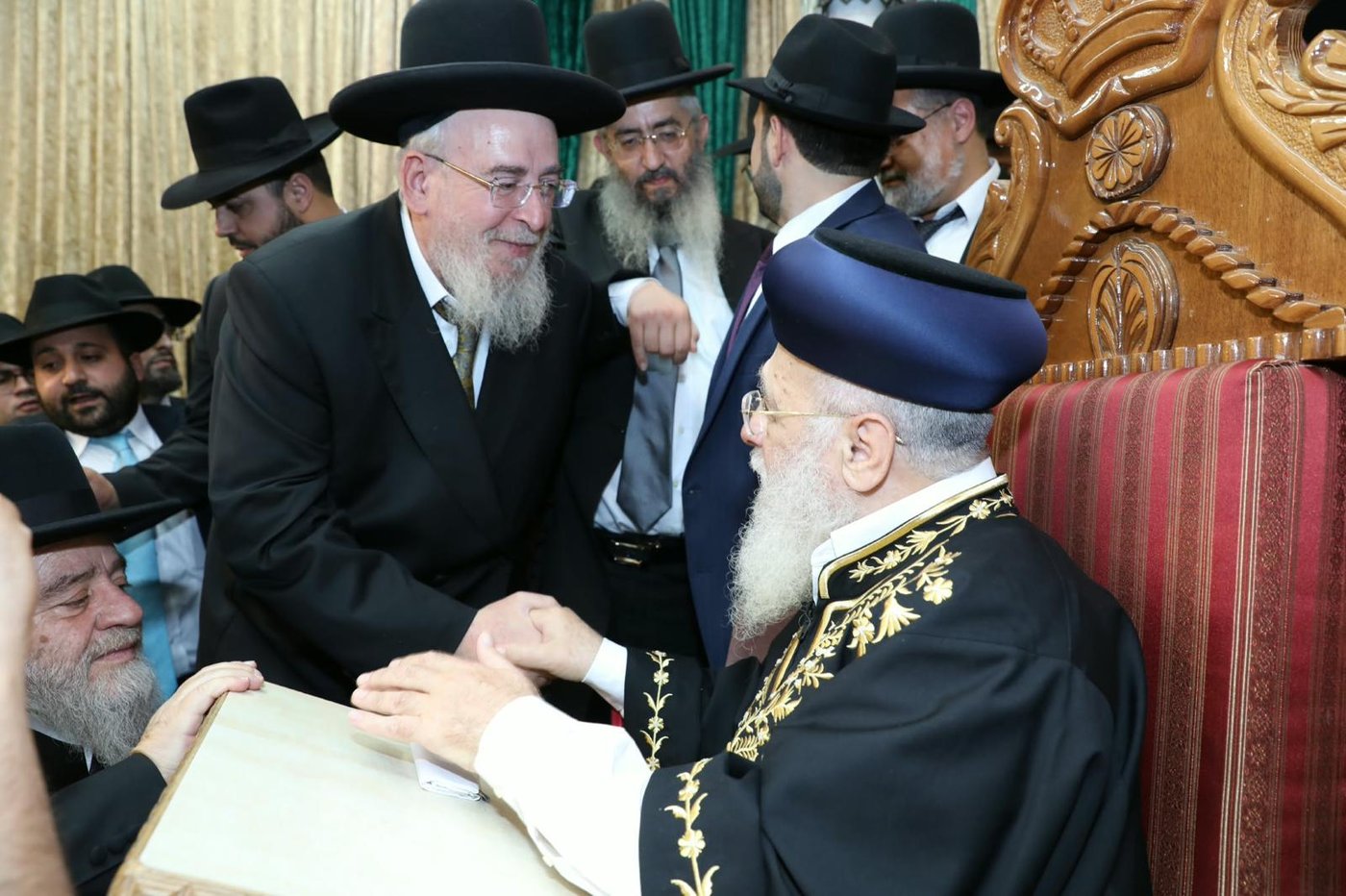 הקבלת פני רבו אצל הראשל"צ הגר"י יוסף