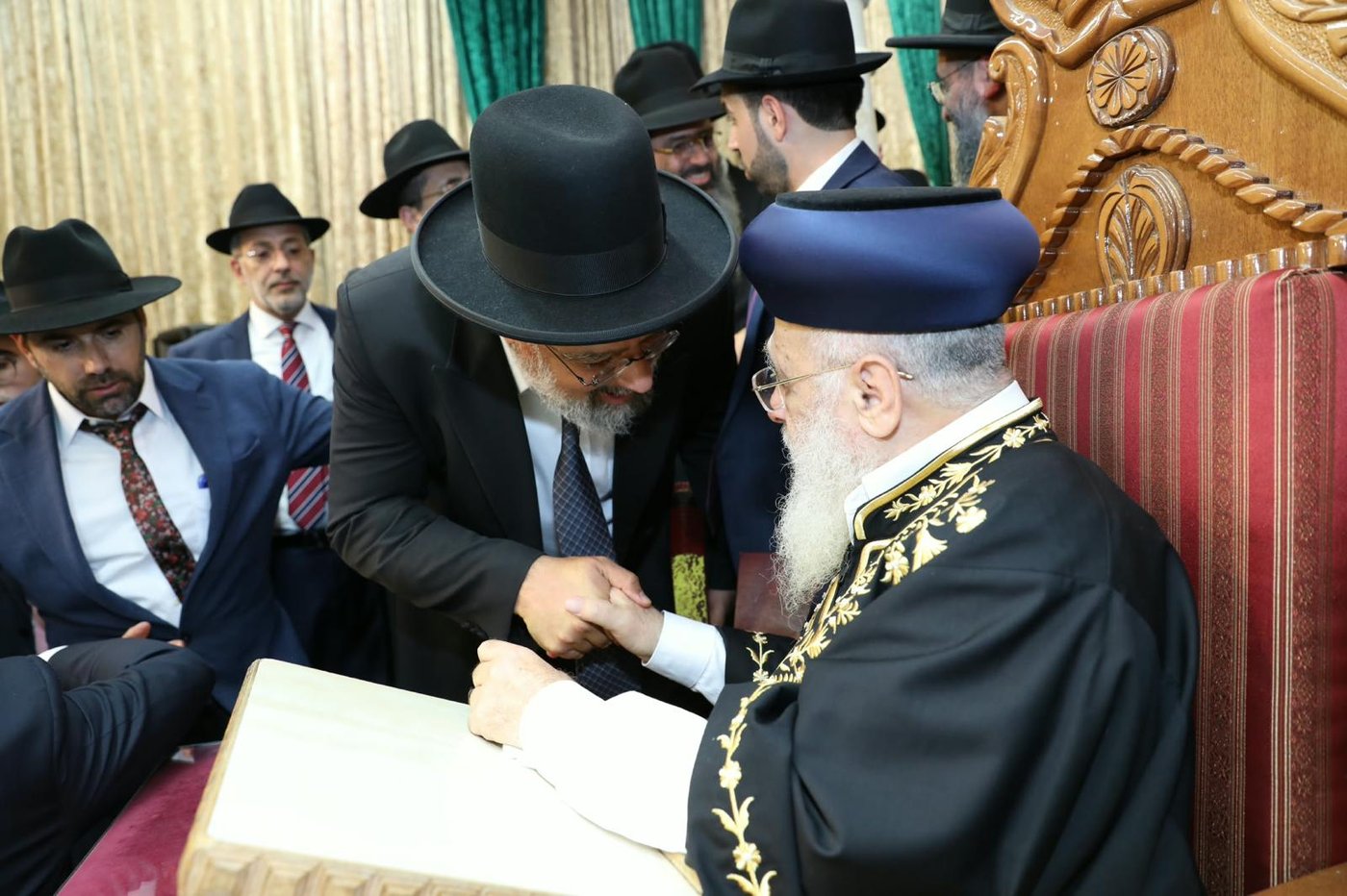 הקבלת פני רבו אצל הראשל"צ הגר"י יוסף