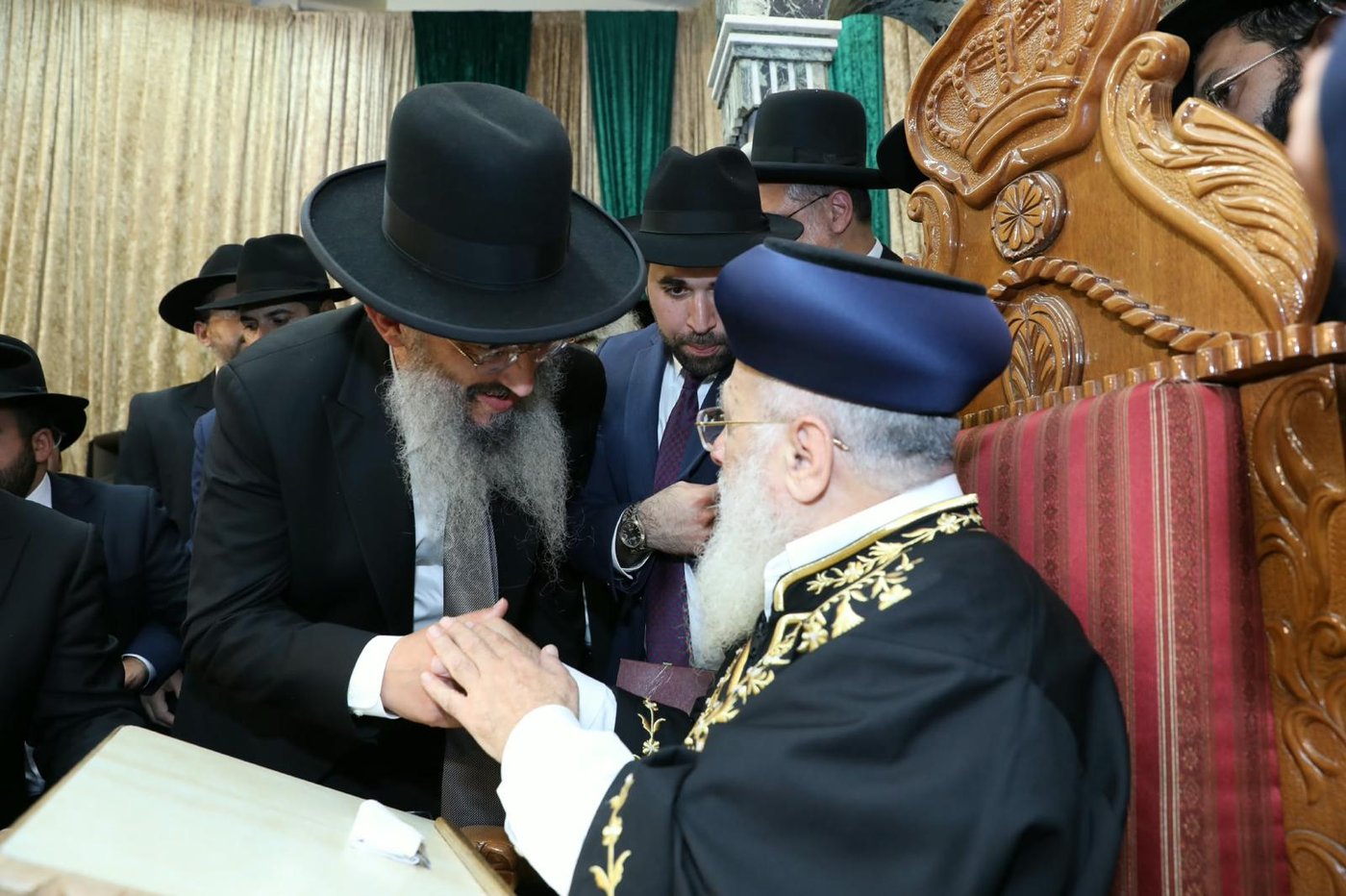 הקבלת פני רבו אצל הראשל"צ הגר"י יוסף