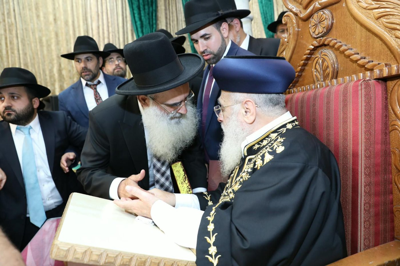 הקבלת פני רבו אצל הראשל"צ הגר"י יוסף