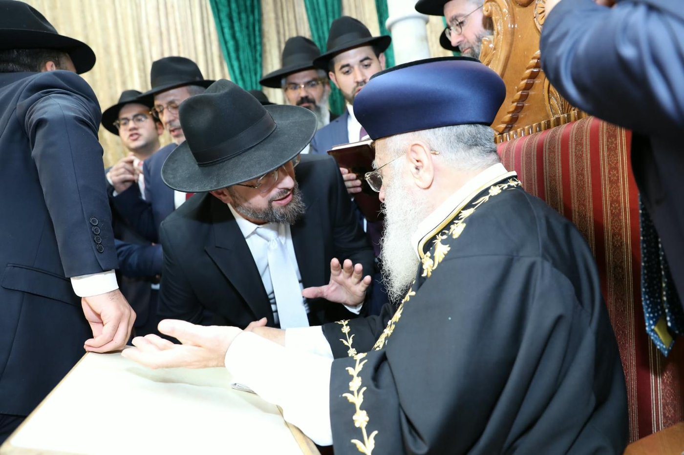 הקבלת פני רבו אצל הראשל"צ הגר"י יוסף