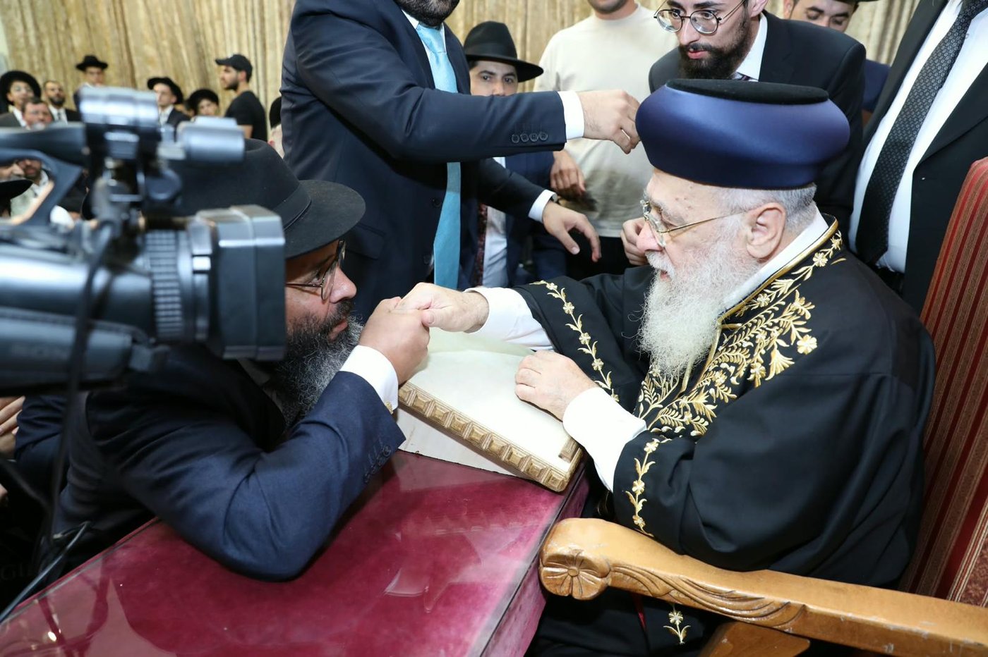 הקבלת פני רבו אצל הראשל"צ הגר"י יוסף