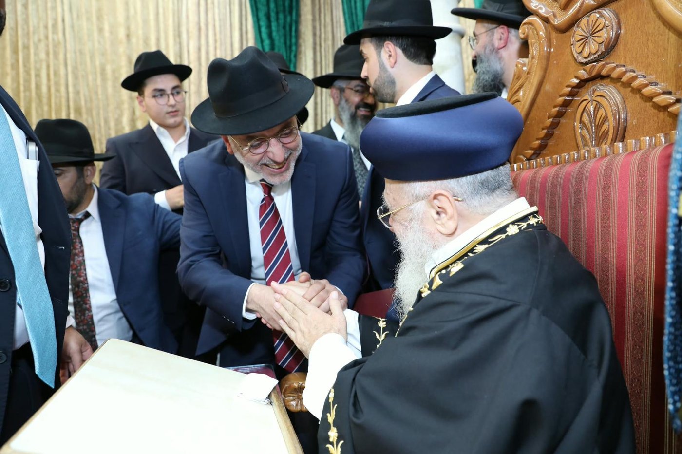 הקבלת פני רבו אצל הראשל"צ הגר"י יוסף