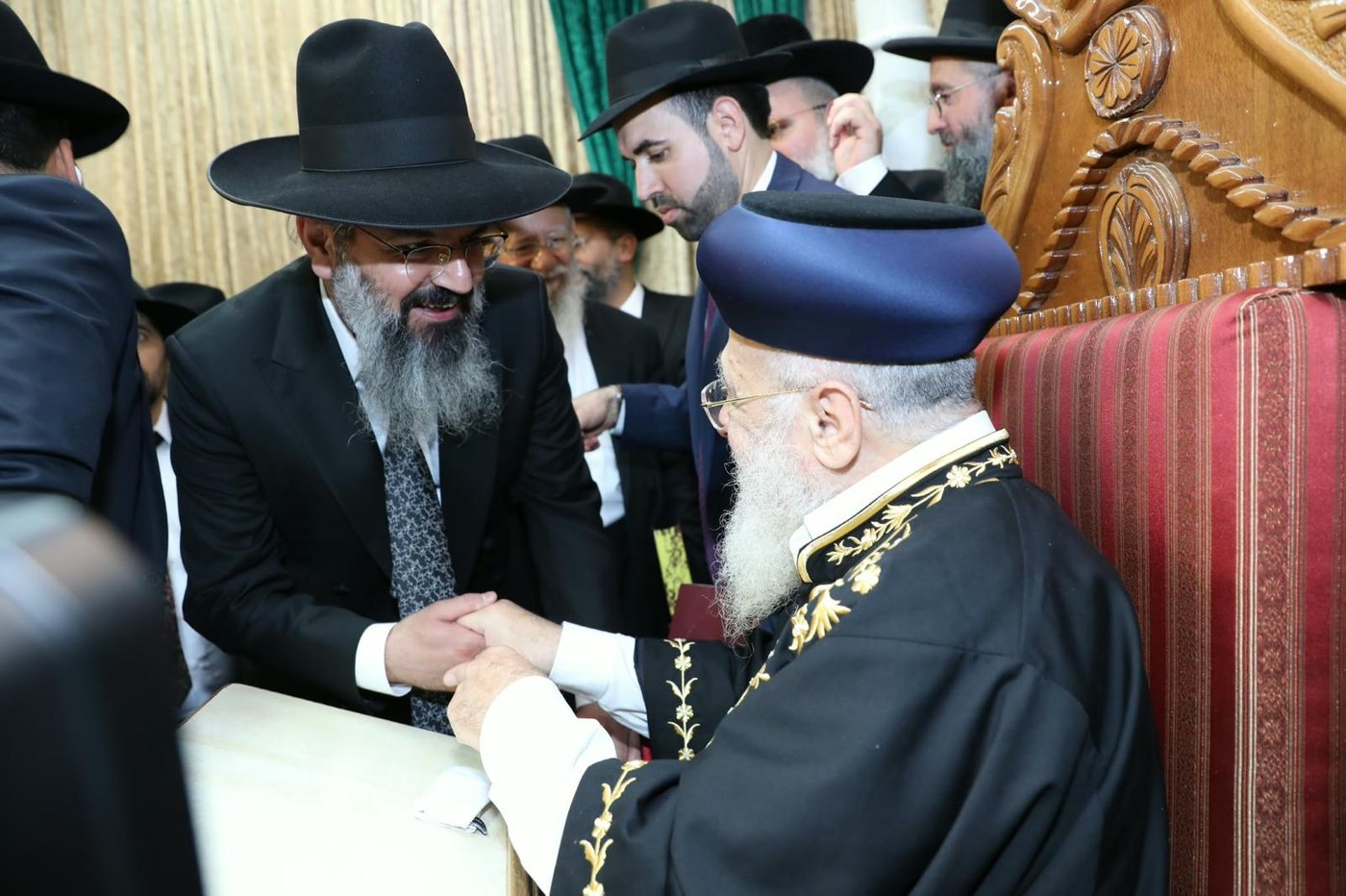 הקבלת פני רבו אצל הראשל"צ הגר"י יוסף