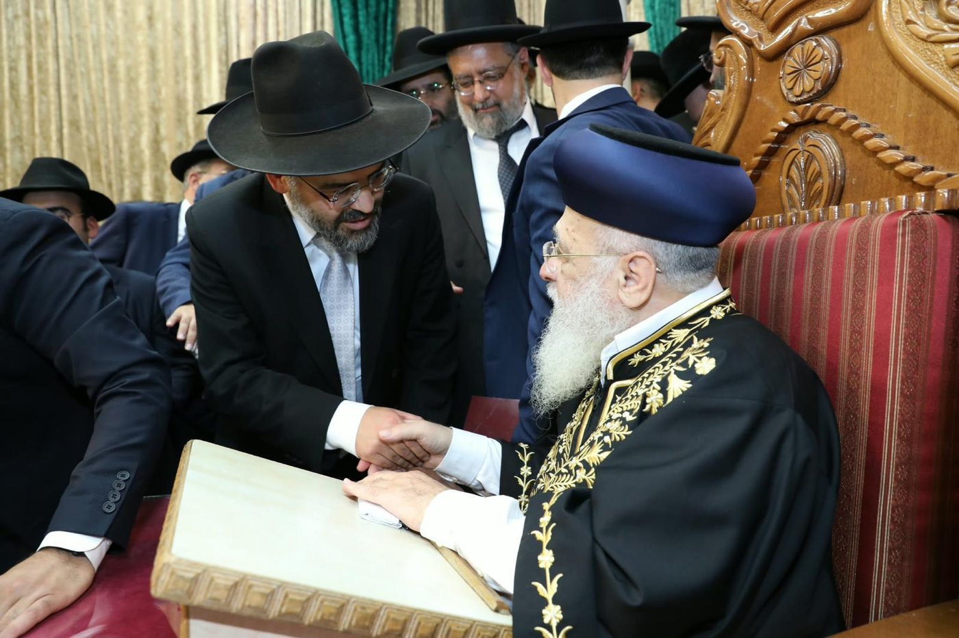 הקבלת פני רבו אצל הראשל"צ הגר"י יוסף