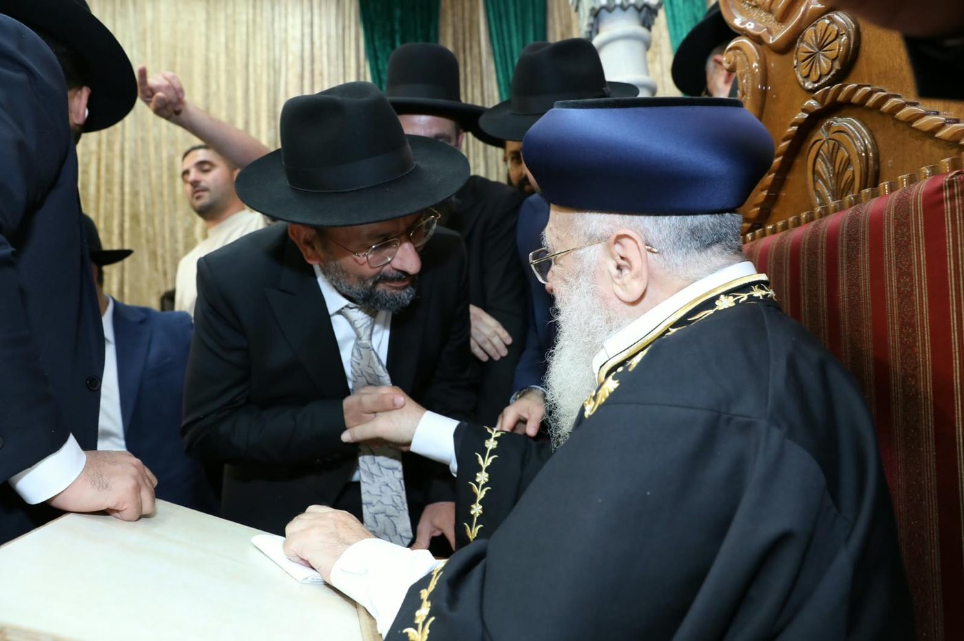 הקבלת פני רבו אצל הראשל"צ הגר"י יוסף
