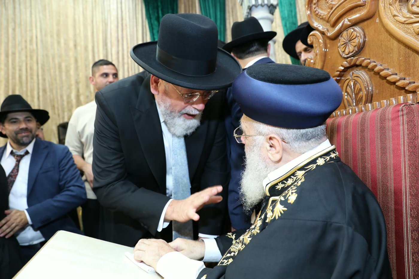 הקבלת פני רבו אצל הראשל"צ הגר"י יוסף