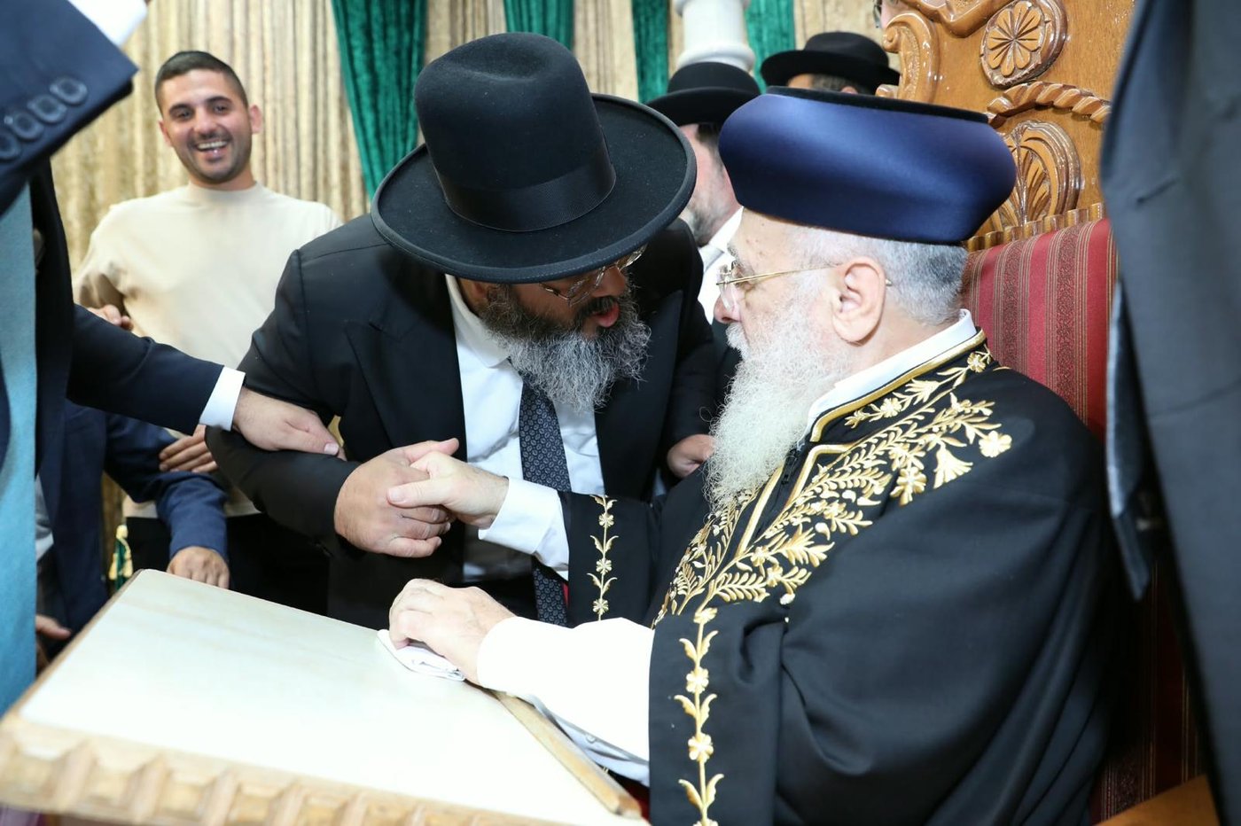 הקבלת פני רבו אצל הראשל"צ הגר"י יוסף