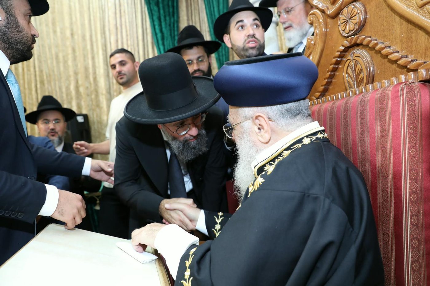הקבלת פני רבו אצל הראשל"צ הגר"י יוסף