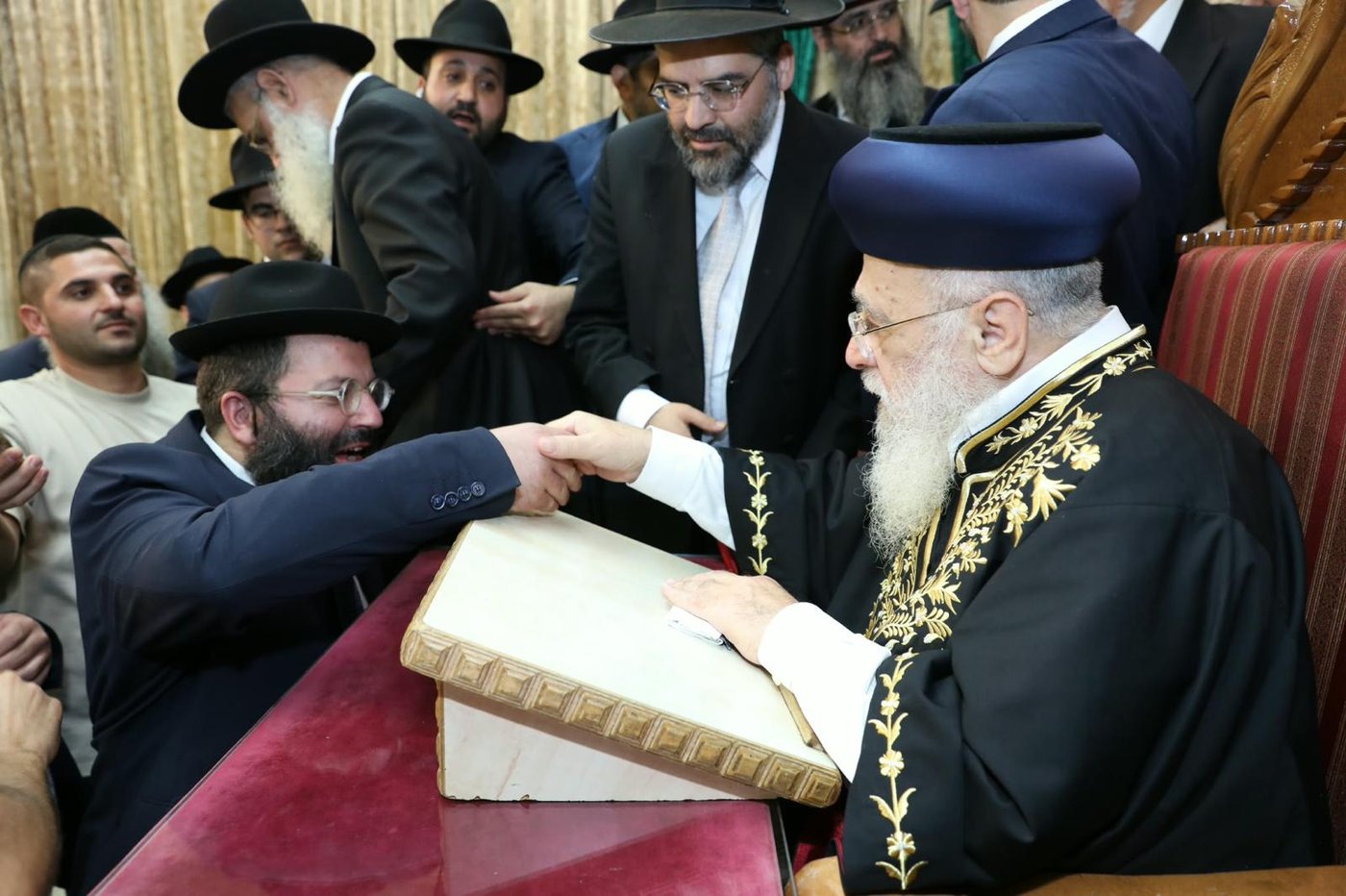 הקבלת פני רבו אצל הראשל"צ הגר"י יוסף