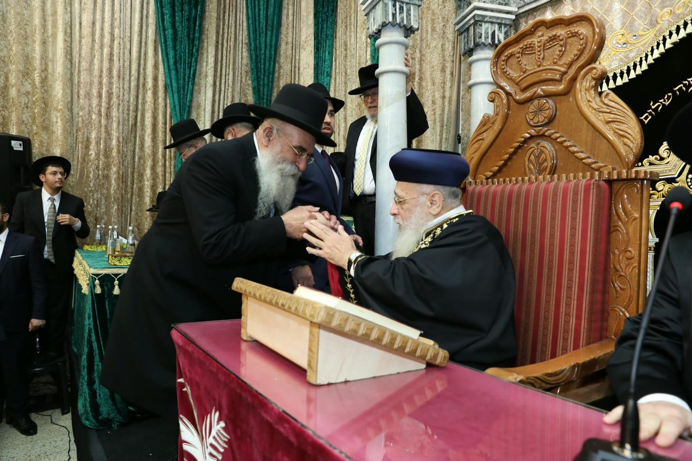 הקבלת פני רבו אצל הראשל"צ הגר"י יוסף