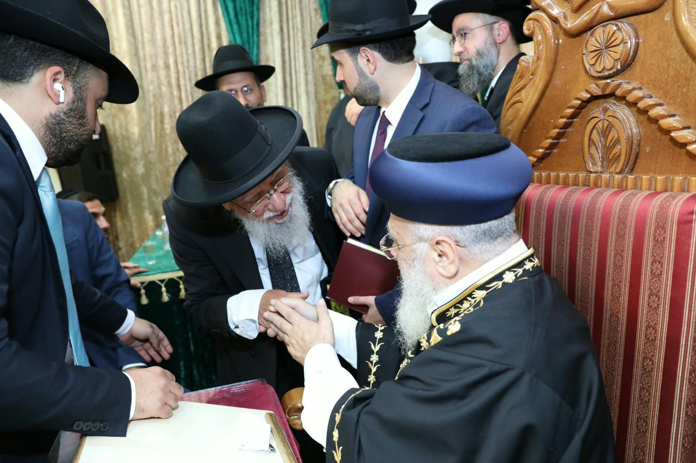 הקבלת פני רבו אצל הראשל"צ הגר"י יוסף