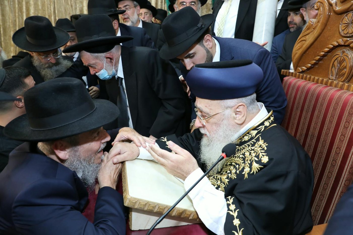 הקבלת פני רבו אצל הראשל"צ הגר"י יוסף