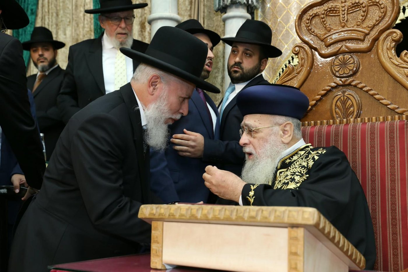 הקבלת פני רבו אצל הראשל"צ הגר"י יוסף
