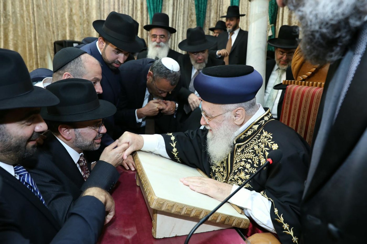 הקבלת פני רבו אצל הראשל"צ הגר"י יוסף