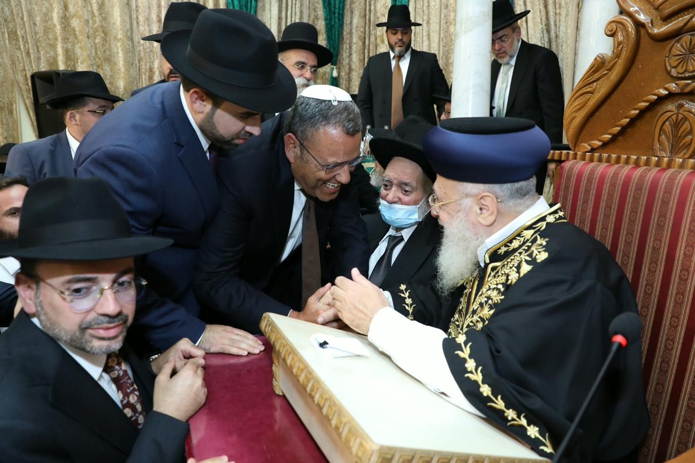 הקבלת פני רבו אצל הראשל"צ הגר"י יוסף
