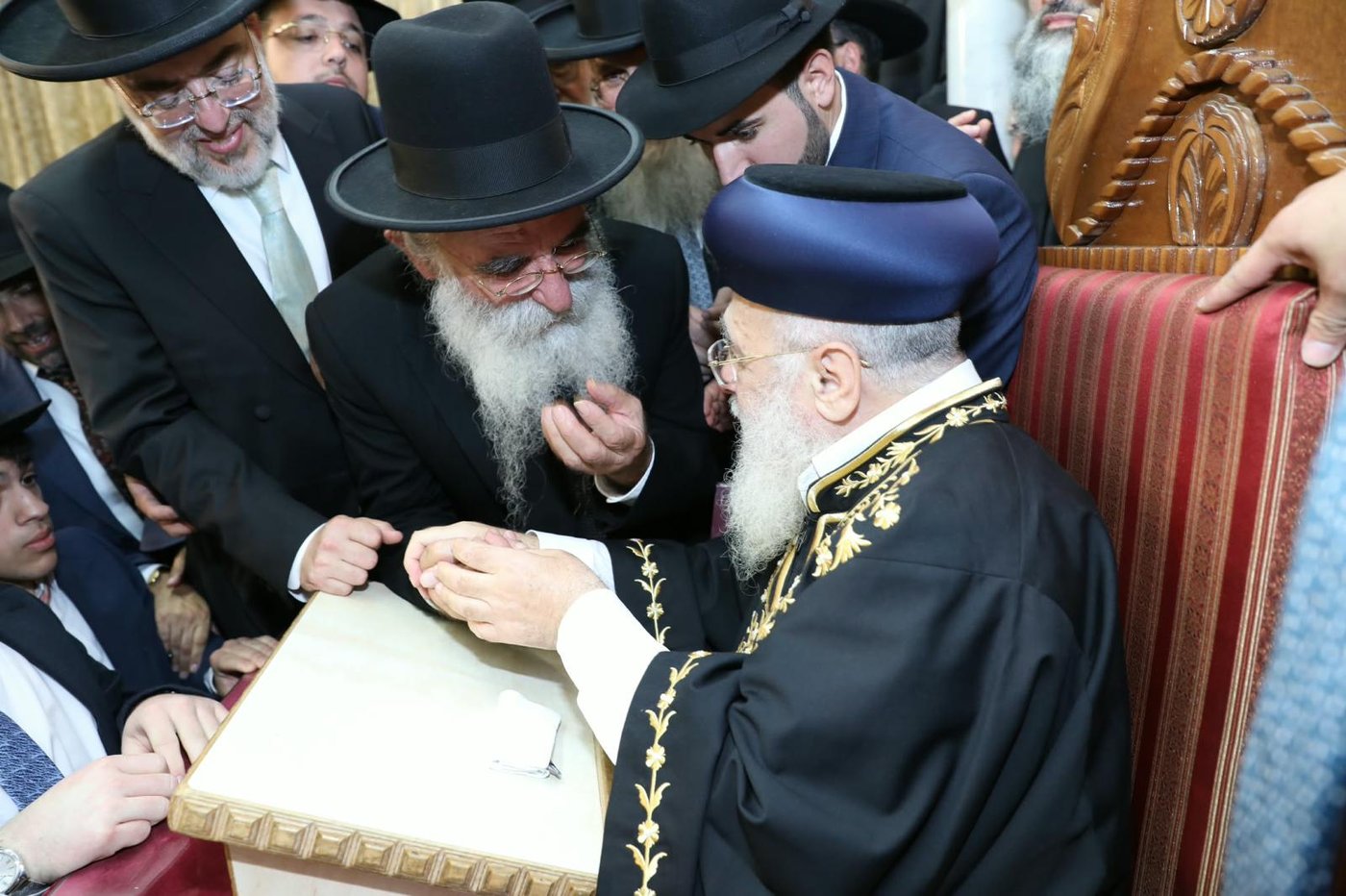 הקבלת פני רבו אצל הראשל"צ הגר"י יוסף