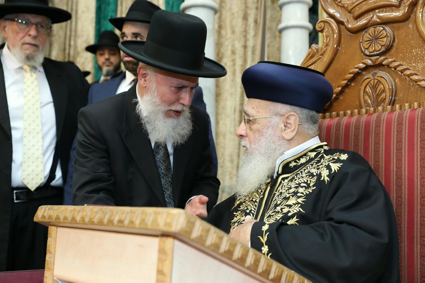 הקבלת פני רבו אצל הראשל"צ הגר"י יוסף