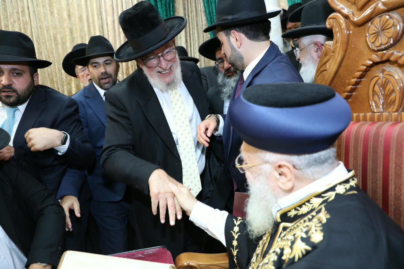 הקבלת פני רבו אצל הראשל"צ הגר"י יוסף