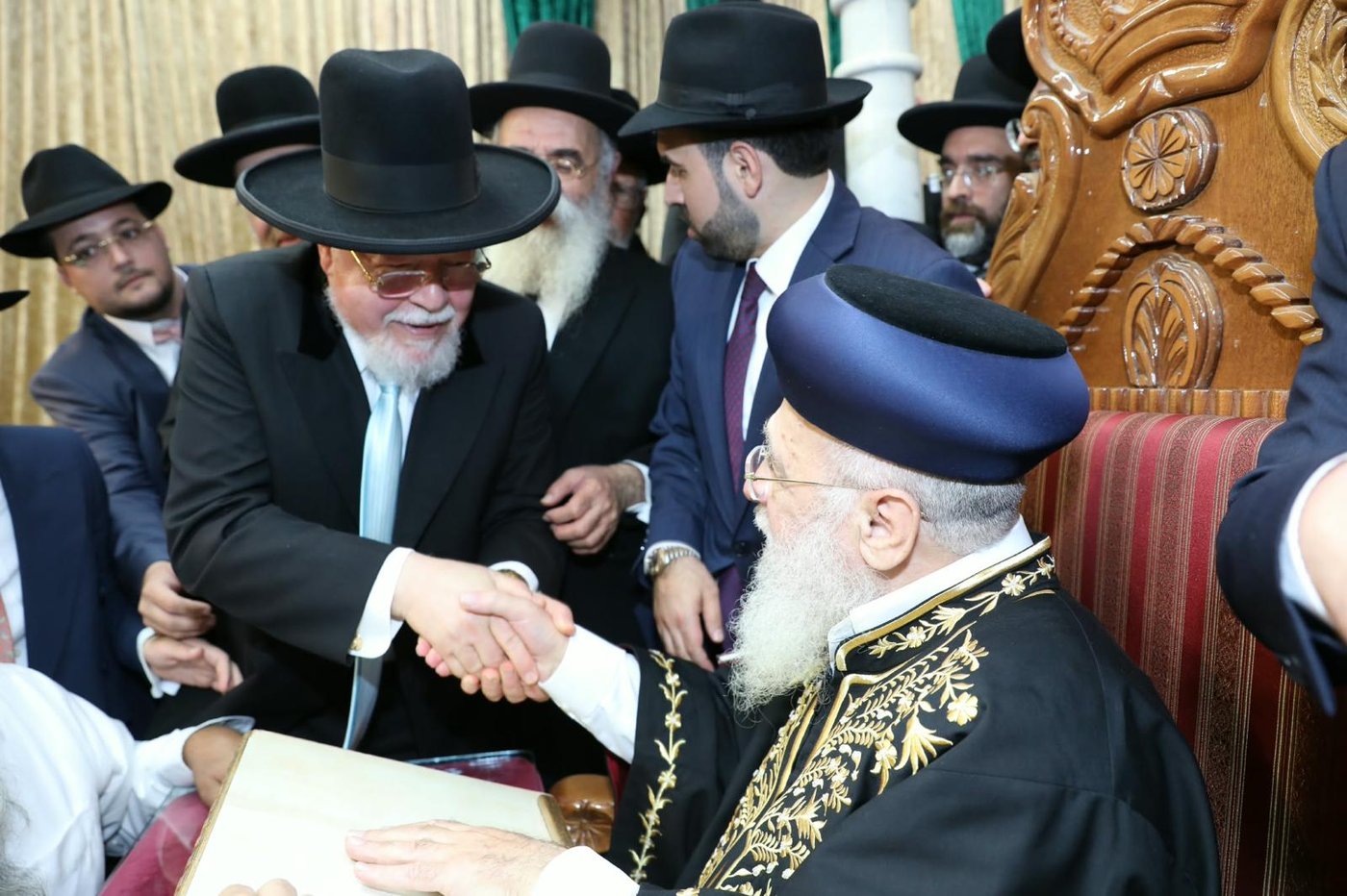 הקבלת פני רבו אצל הראשל"צ הגר"י יוסף