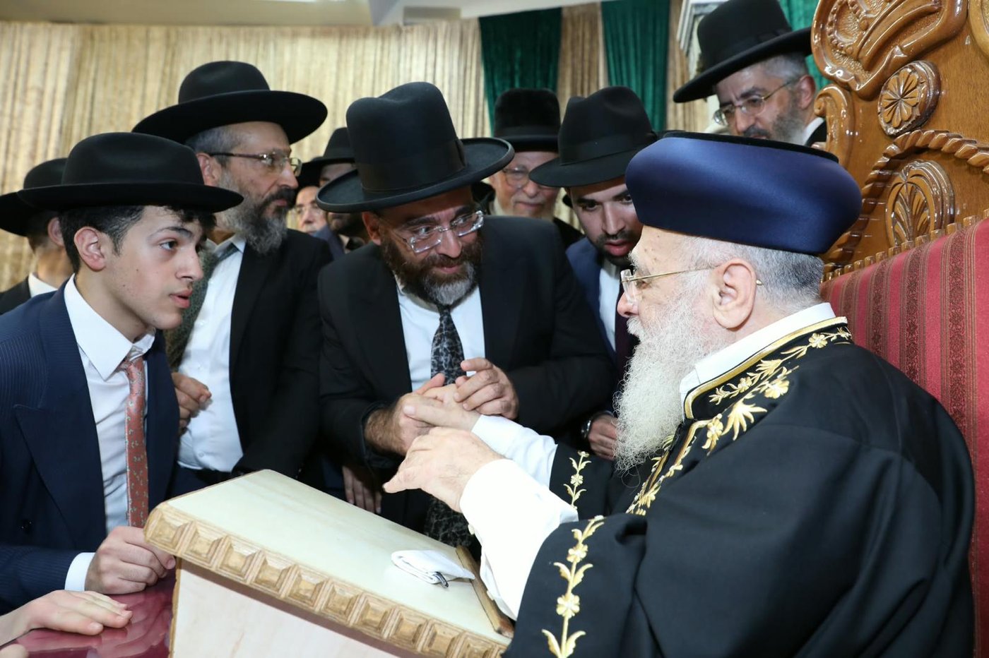 הקבלת פני רבו אצל הראשל"צ הגר"י יוסף