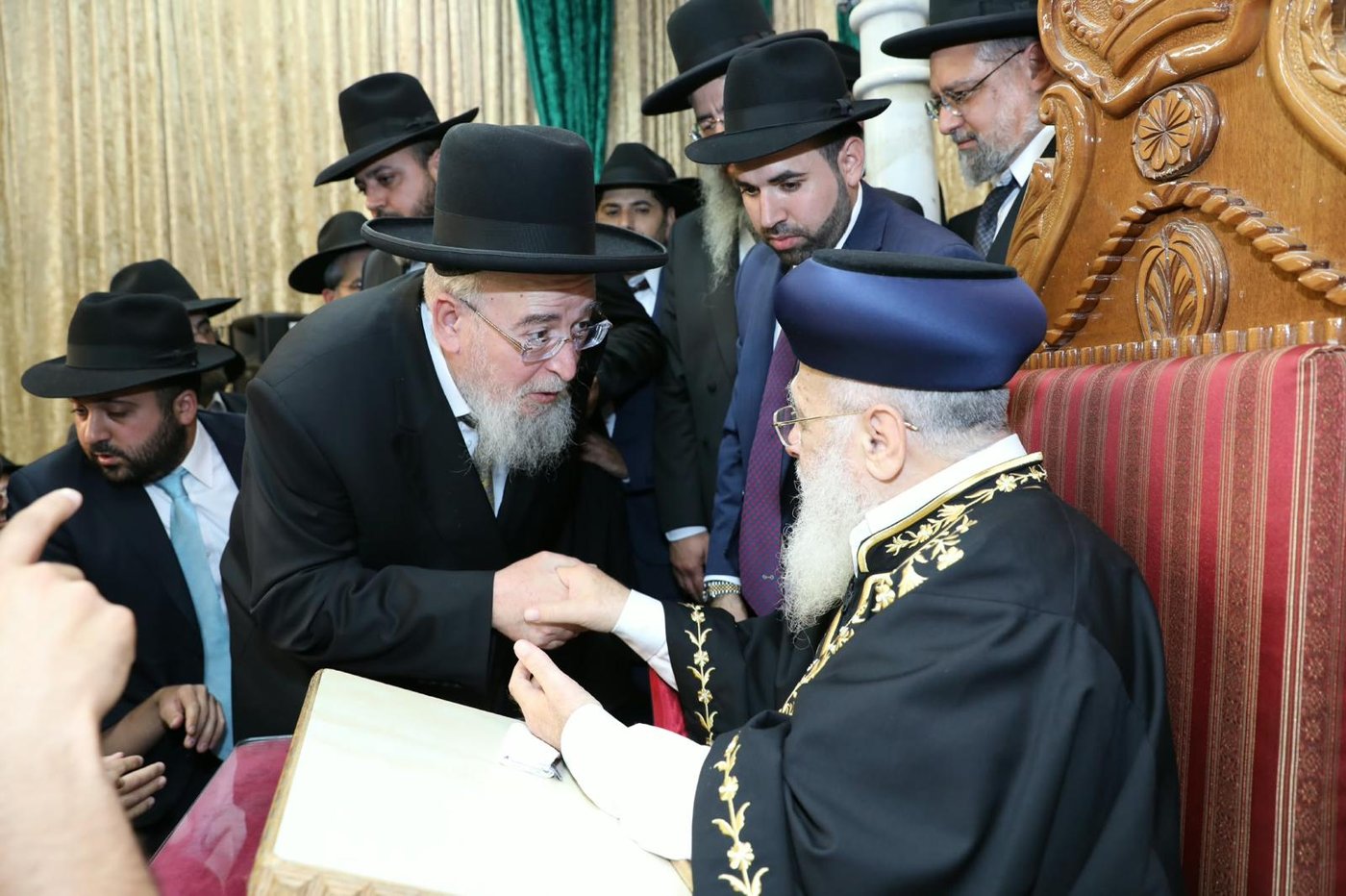 הקבלת פני רבו אצל הראשל"צ הגר"י יוסף