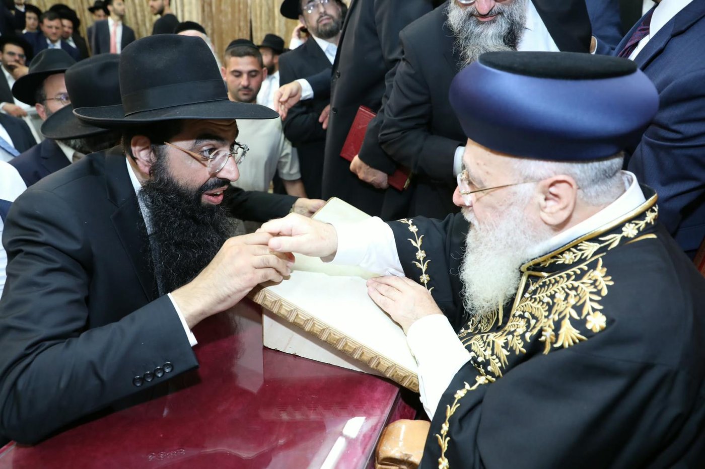 הקבלת פני רבו אצל הראשל"צ הגר"י יוסף