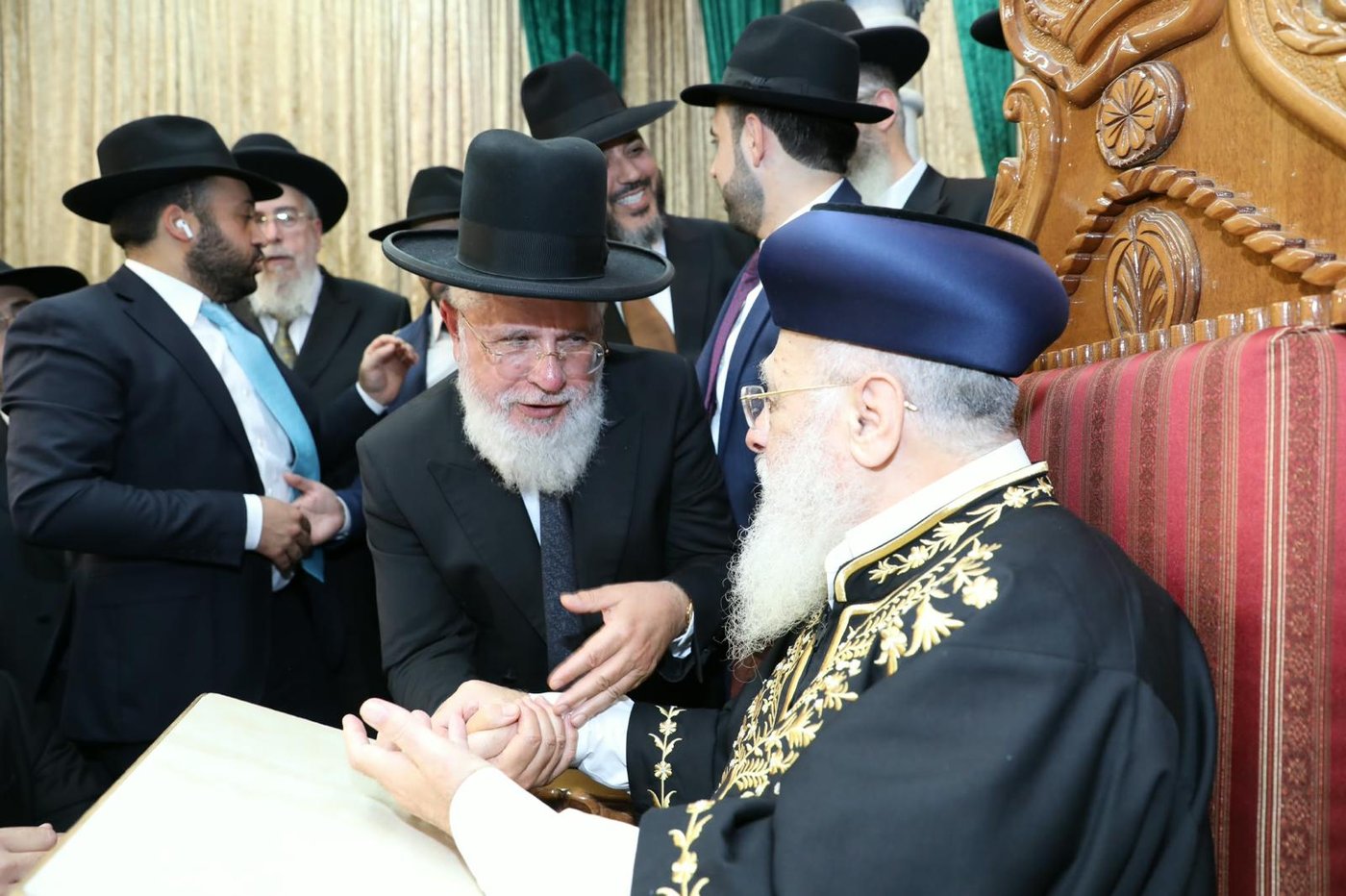 הקבלת פני רבו אצל הראשל"צ הגר"י יוסף