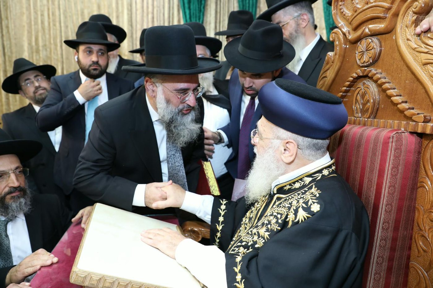 הקבלת פני רבו אצל הראשל"צ הגר"י יוסף