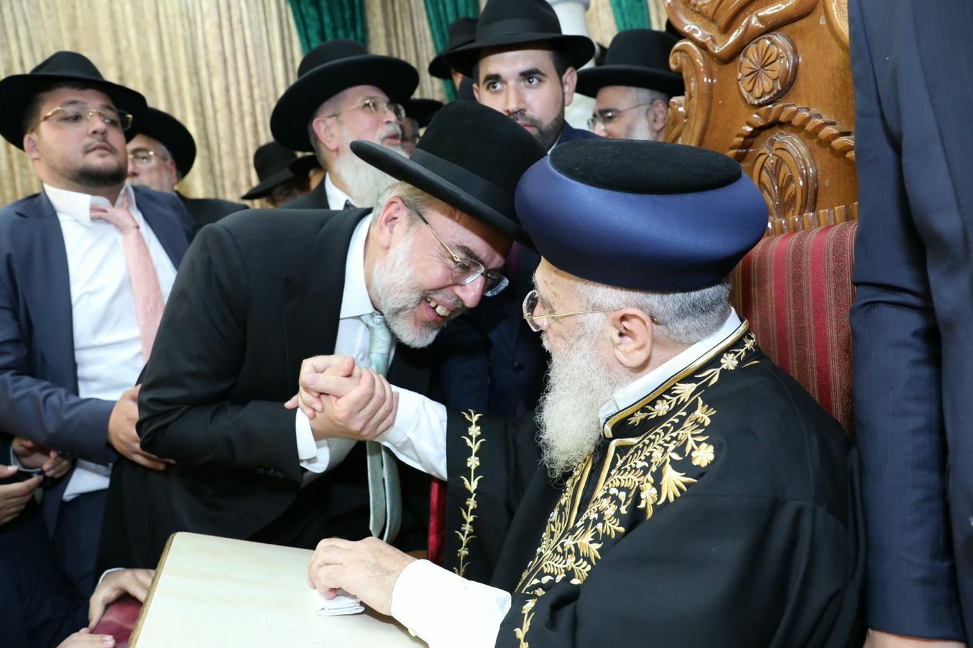 הקבלת פני רבו אצל הראשל"צ הגר"י יוסף