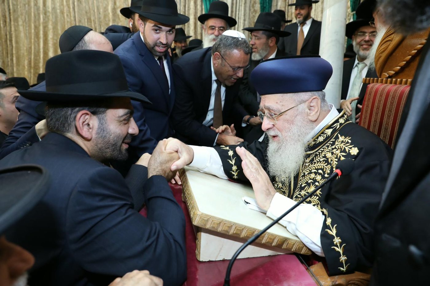 הקבלת פני רבו אצל הראשל"צ הגר"י יוסף