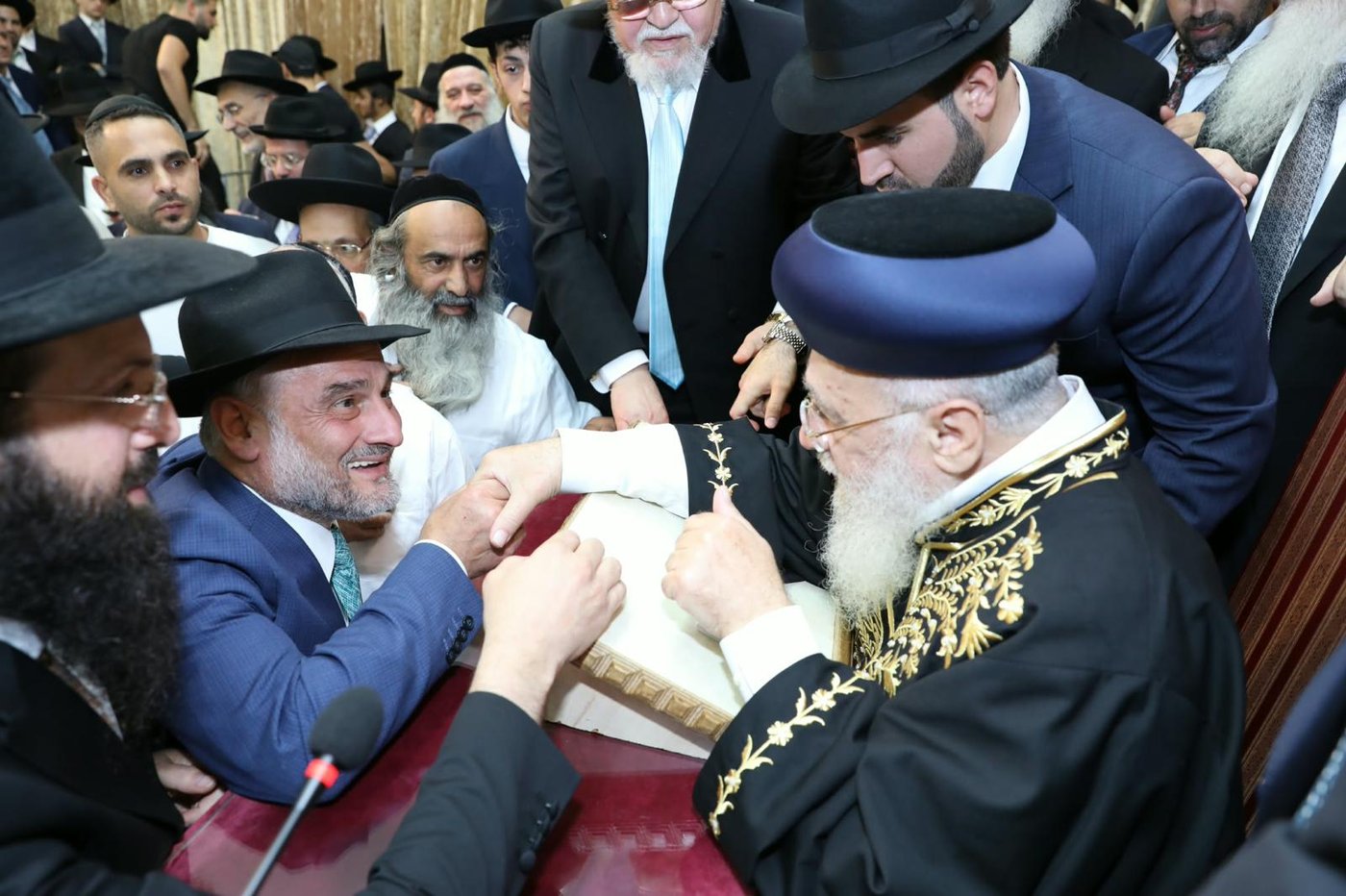 הקבלת פני רבו אצל הראשל"צ הגר"י יוסף