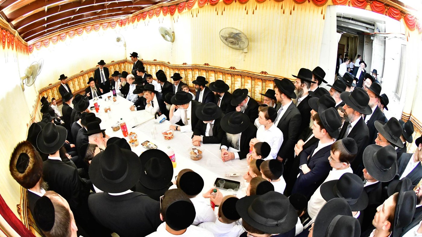 הגרמ"ש אדלשטיין שליט"א בשמחת בית השואבה | צילום: שוקי לרר