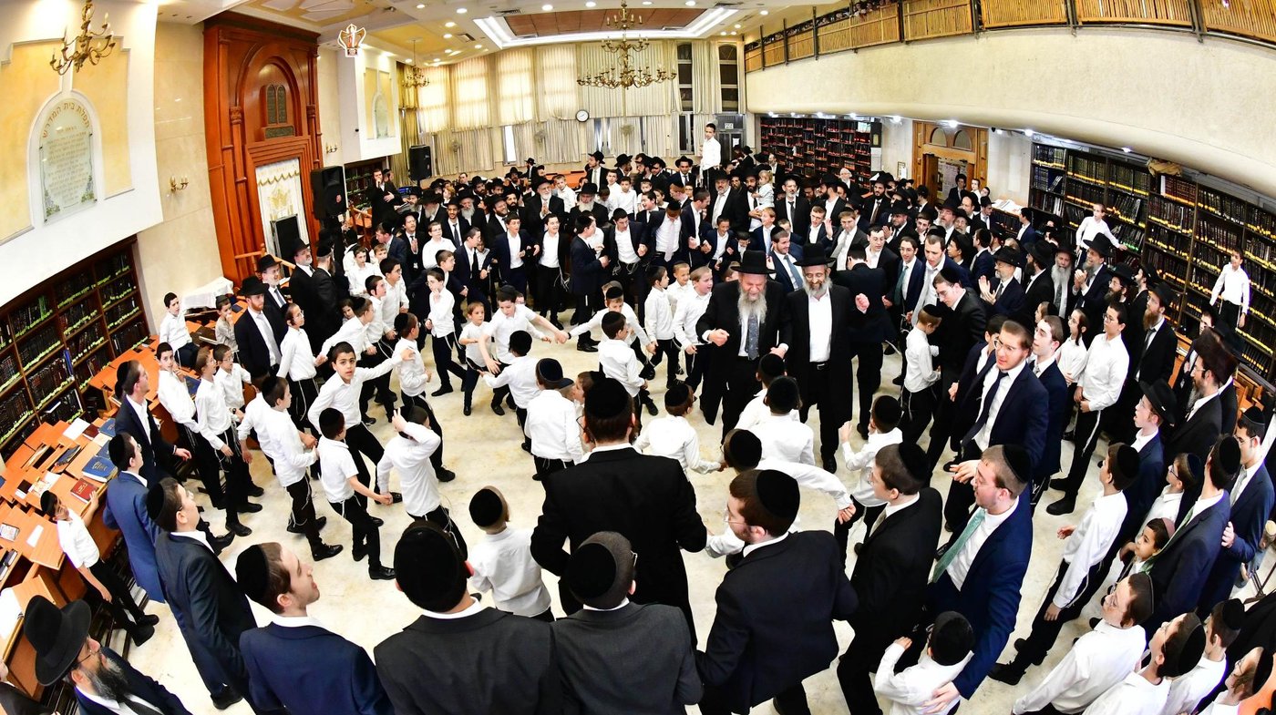 הגרמ"ש אדלשטיין שליט"א בשמחת בית השואבה | צילום: שוקי לרר