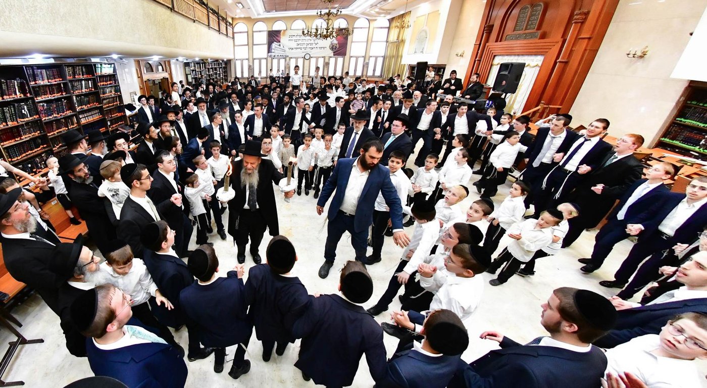 הגרמ"ש אדלשטיין שליט"א בשמחת בית השואבה | צילום: שוקי לרר