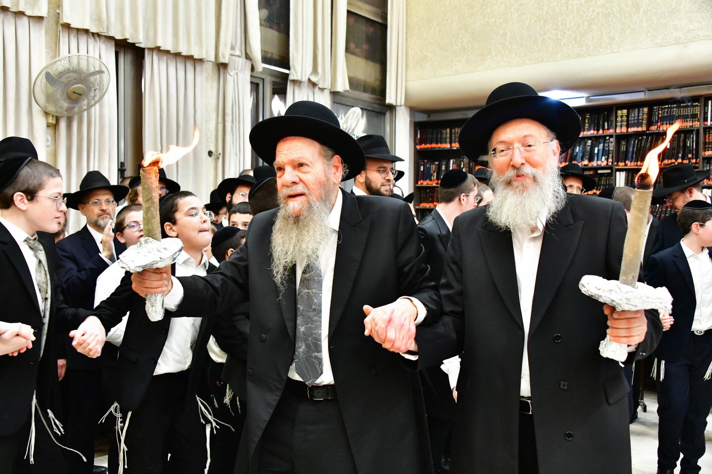 הגרמ"ש אדלשטיין שליט"א בשמחת בית השואבה | צילום: שוקי לרר
