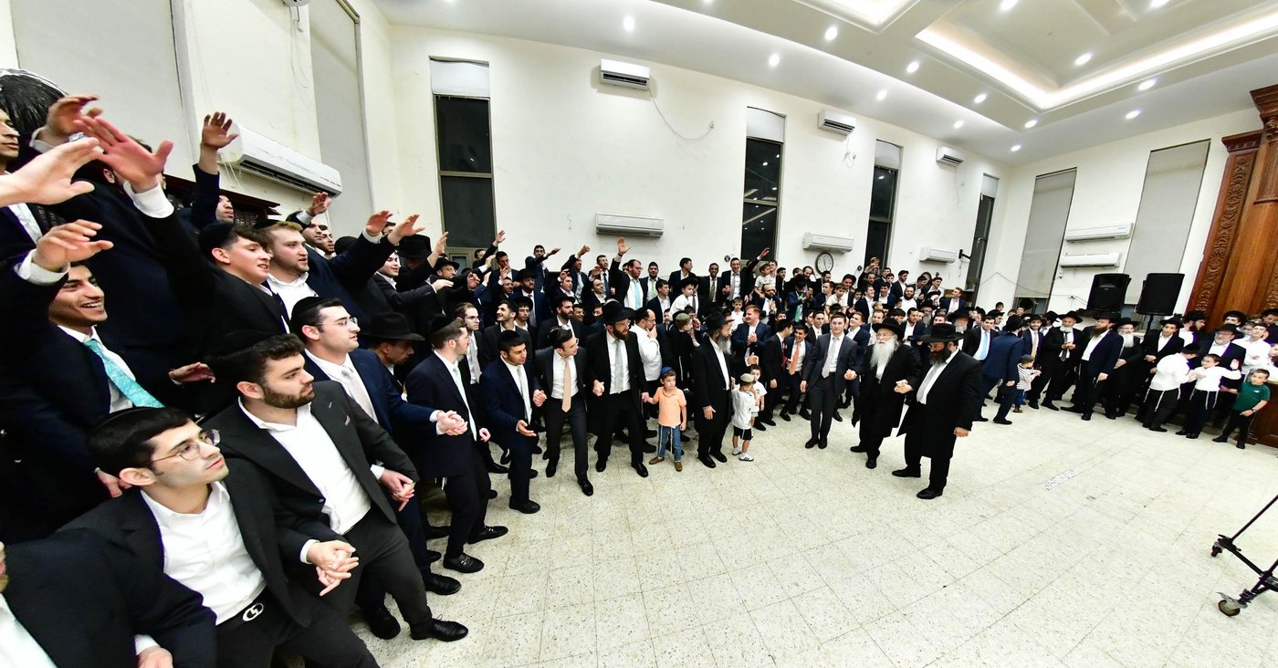 הגאון רבי צבי רוטברג שליט"א בשמחת בית השואבה | צילום: שוקי לרר