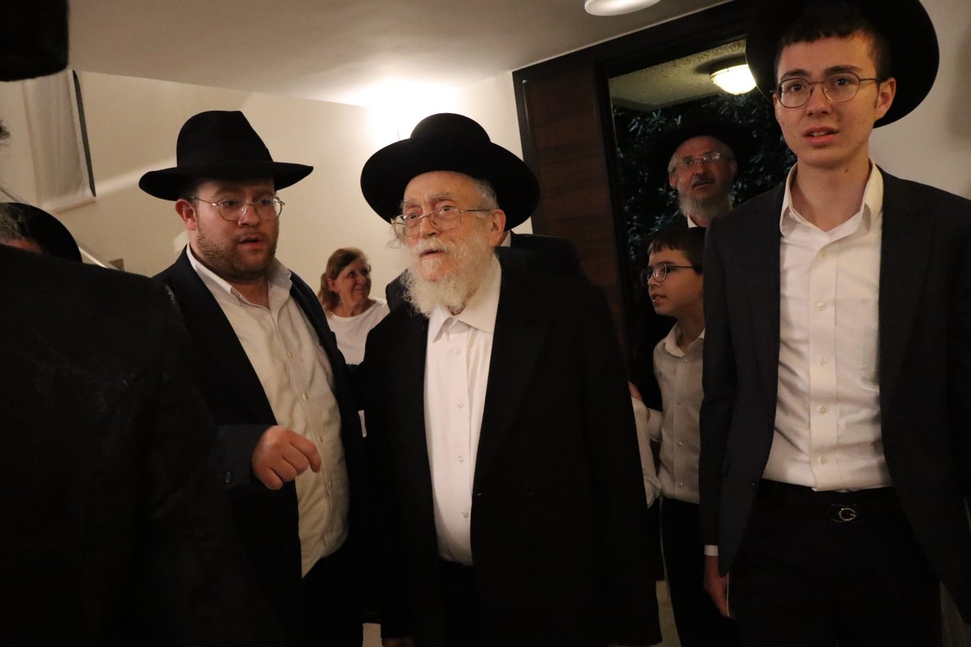 חול המועד סוכות אצל הגאון רבי בנימין דוד אלישיב שליט"א | צילום: באדיבות המצלם