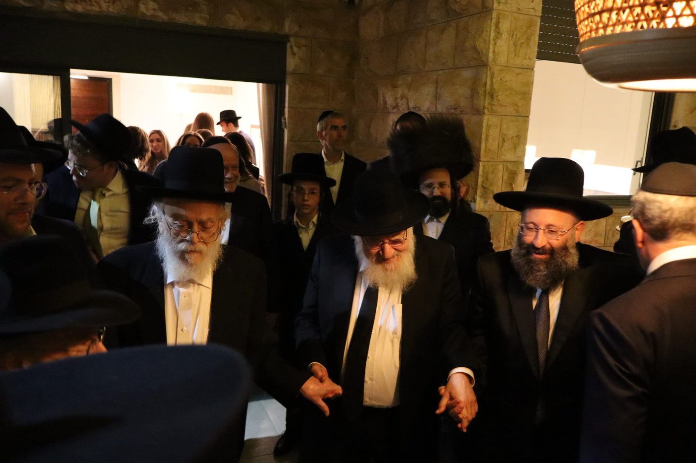 חול המועד סוכות אצל הגאון רבי בנימין דוד אלישיב שליט"א | צילום: באדיבות המצלם