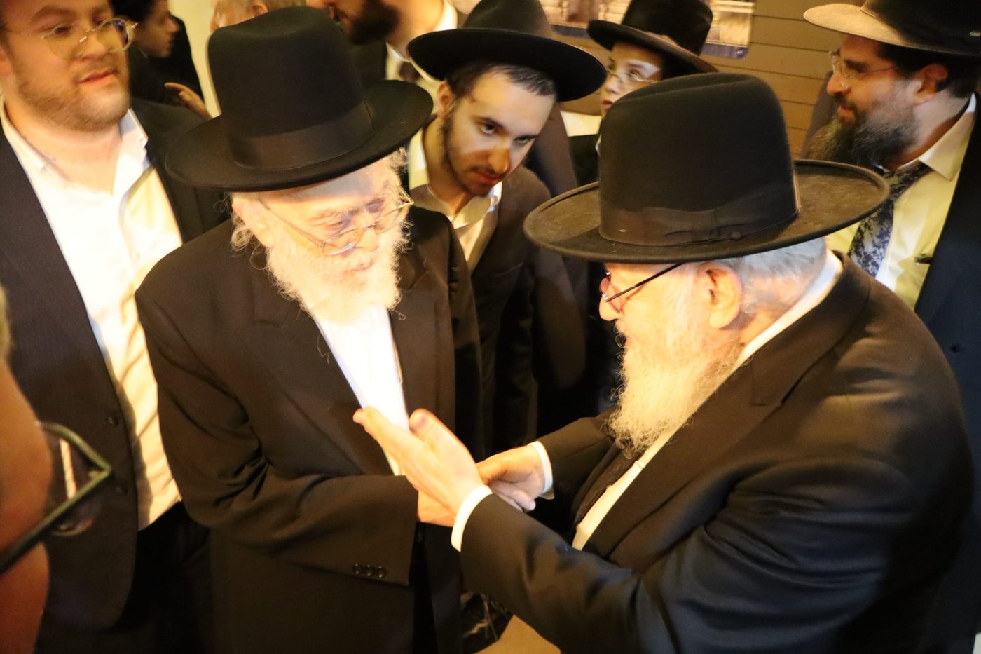 חול המועד סוכות אצל הגאון רבי בנימין דוד אלישיב שליט"א | צילום: באדיבות המצלם