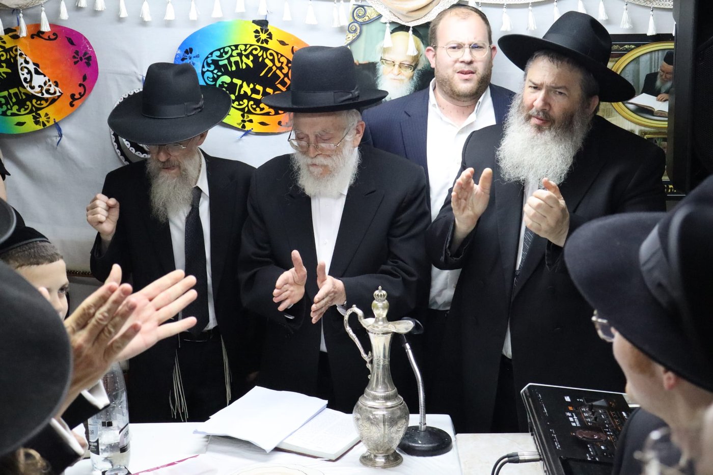 חול המועד סוכות אצל הגאון רבי בנימין דוד אלישיב שליט"א | צילום: באדיבות המצלם