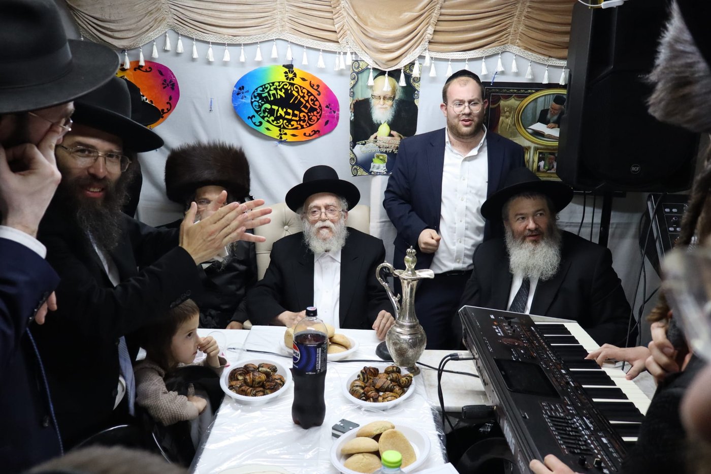 חול המועד סוכות אצל הגאון רבי בנימין דוד אלישיב שליט"א | צילום: באדיבות המצלם