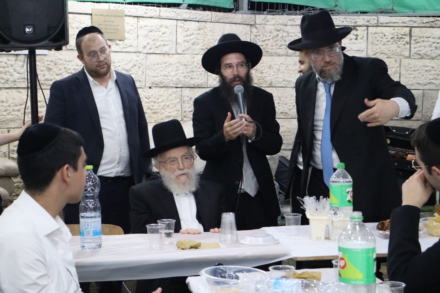 חול המועד סוכות אצל הגאון רבי בנימין דוד אלישיב שליט"א | צילום: באדיבות המצלם
