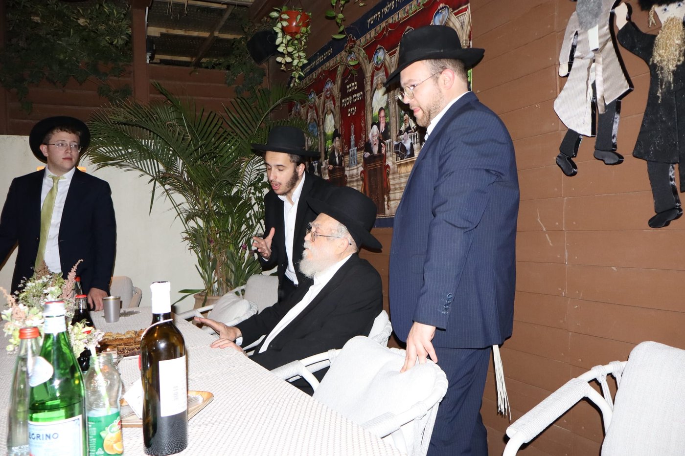 חול המועד סוכות אצל הגאון רבי בנימין דוד אלישיב שליט"א | צילום: באדיבות המצלם
